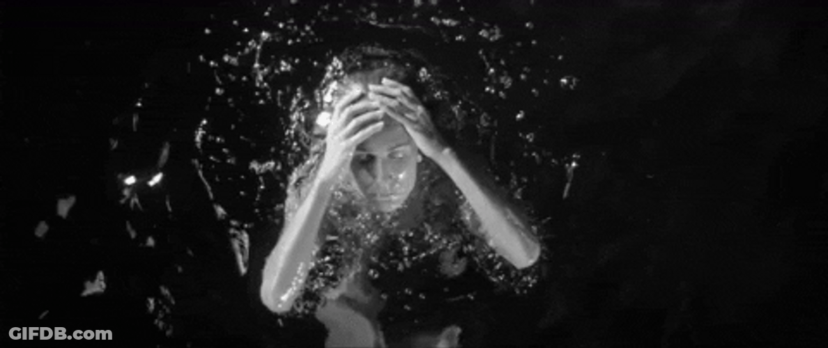 Celine Dion On Pool GIF