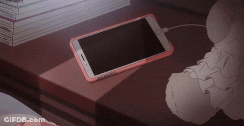 Cell Phone In Pink Case GIF