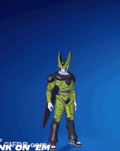 Cell Playing Basketball With The Words ' Nk On Em ' Below Him GIF