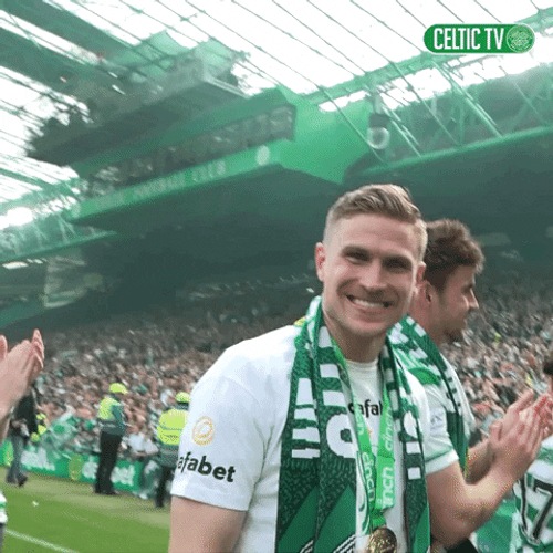 Celtic Football Club Cheering Wooo GIF