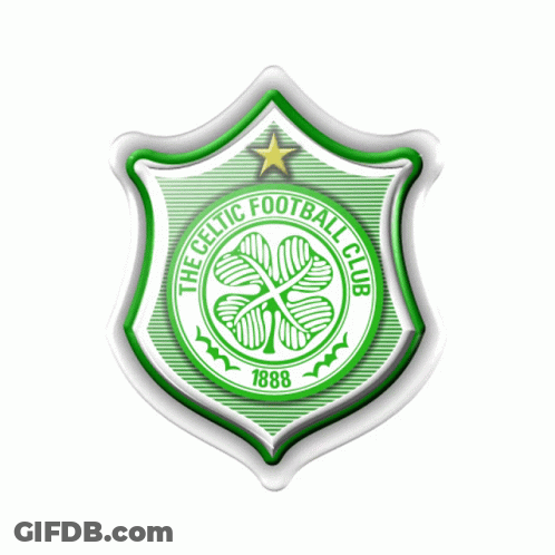 Celtic Football Club Emblem With Star GIF
