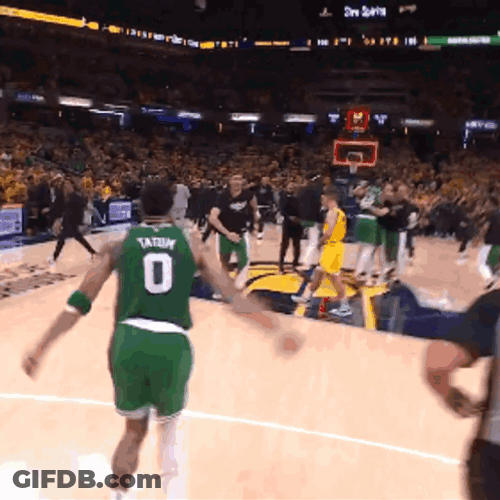 Celtics Jayson Tatum Celebratory Bump GIF