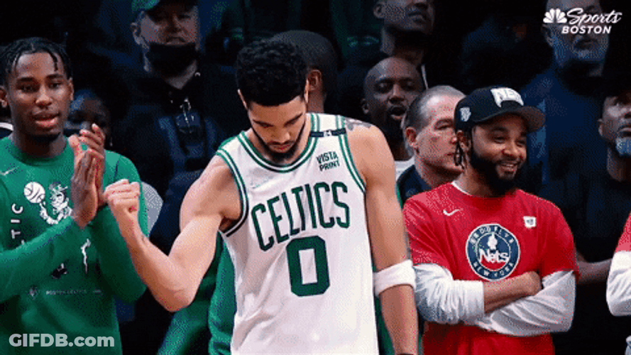 Celtics Jayson Tatum Fist Pump GIF