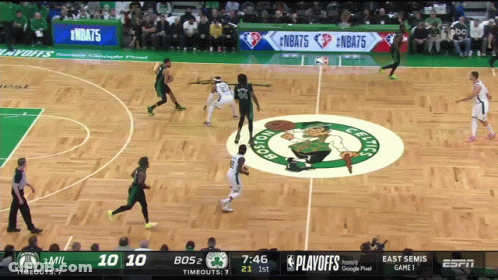 Celtics Vs Hawks Basketball Game GIF