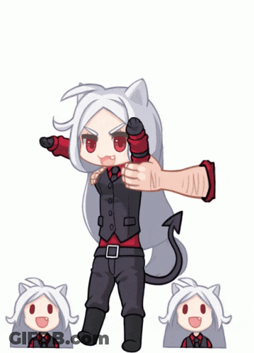 Cerberus Helltaker GIF