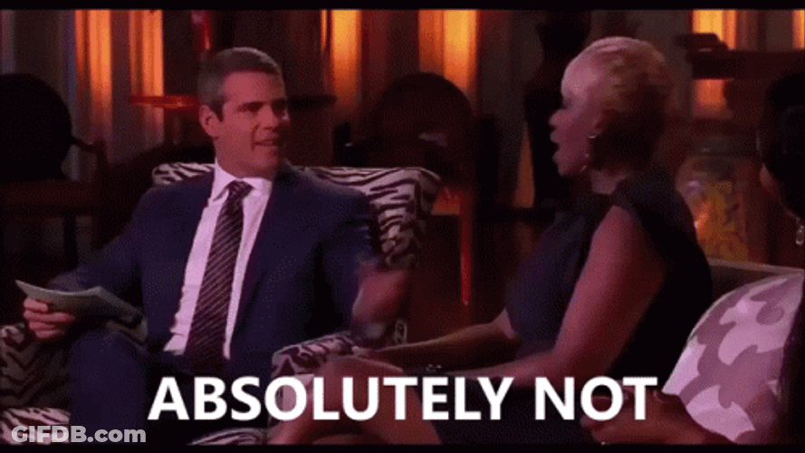Certainly Not Me Blonde GIF