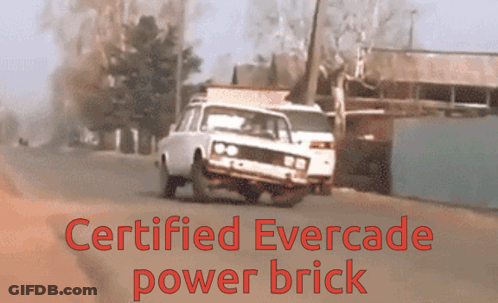 Certified Evercade Power Brick Advertised GIF