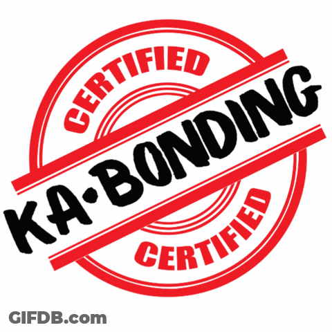Certified Ka-Bonding Stamp Red And White GIF