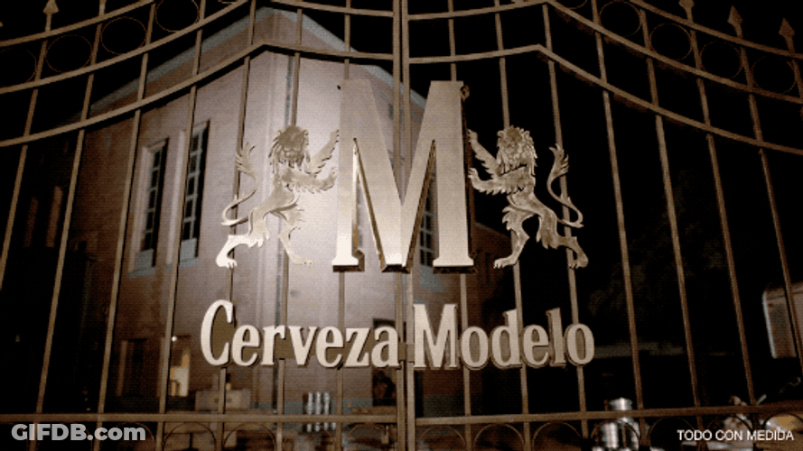 Cerveza Modelo Mansion Gate GIF