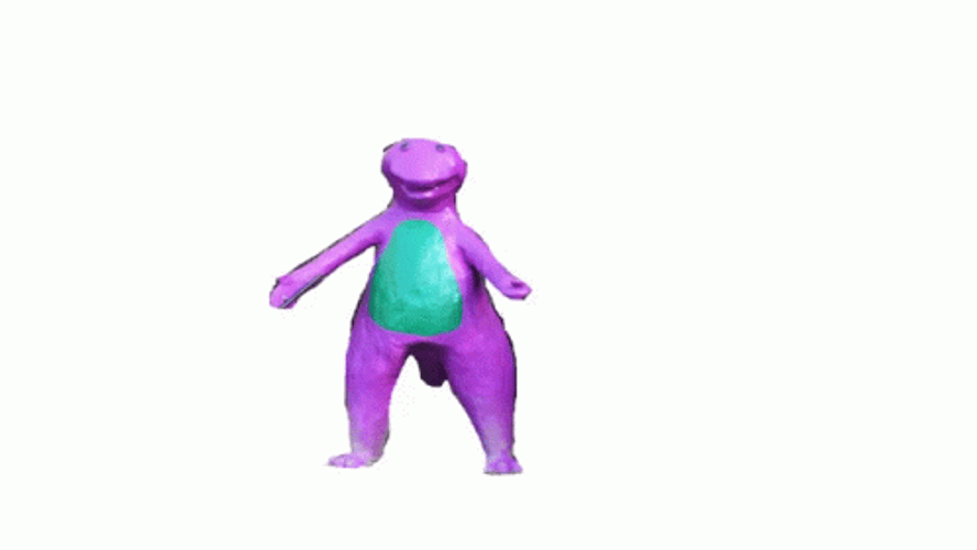 Cha Cha Real Smooth Barney Meme GIF