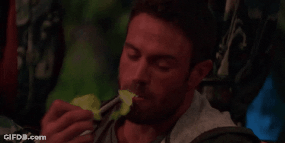 Chad Johnson Eating Greens GIF