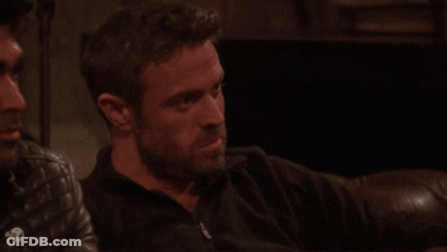 Chad Johnson Reaction In Bachelorette GIF