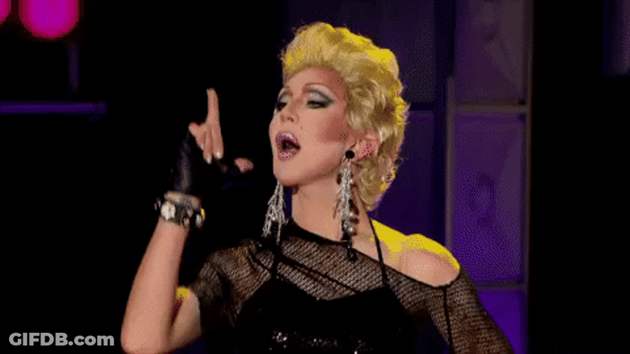 Chad Michaels Performs On RuPauls GIF