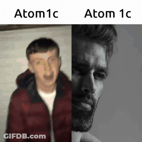 Chad Vs Virgin Atom Fight GIF