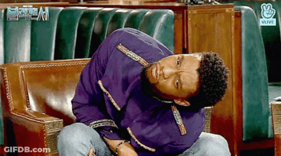 Chadwick Boseman Funny Position What Did He Say GIF