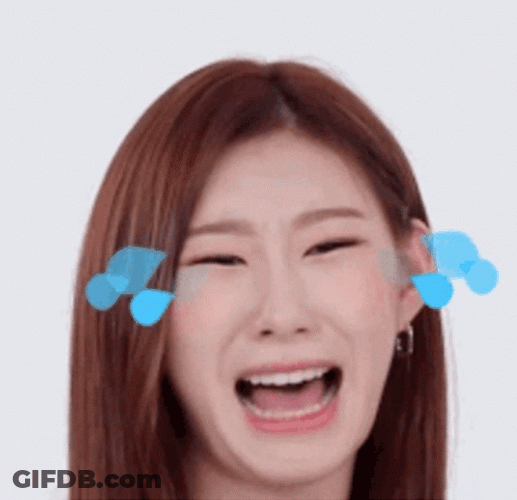 Chaeryoung Fake Cry GIF