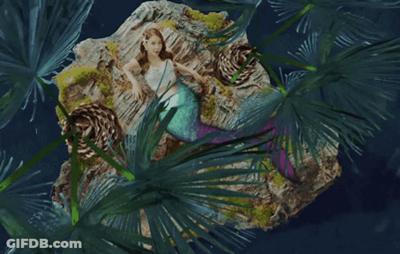 Chaeyoung As A Mermaid In TT Music Video GIF