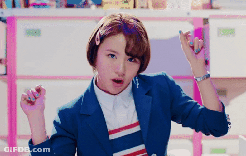 Chaeyoung Serious Look In Signal Music Video GIF
