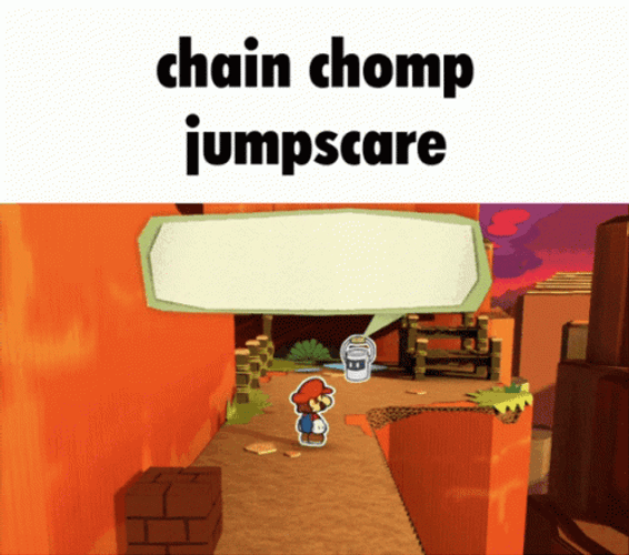 Chain Chomp Jumpscare GIF