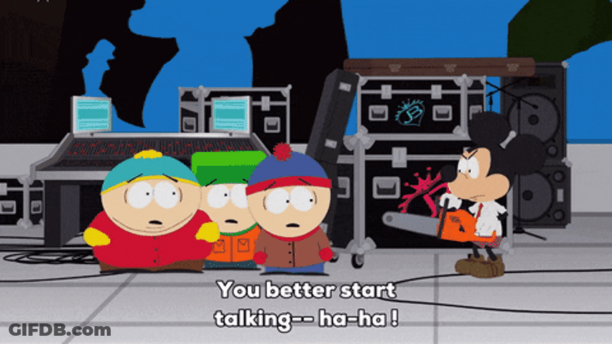Chainsaw Eric Cartman South Park GIF