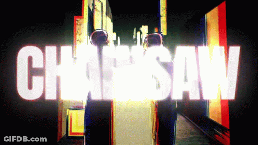 Chainsaw Man Denji Makima Aki Anime Glitch GIF