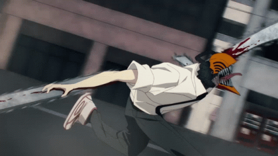 Chainsaw Man Pochita Denji Transformation GIF