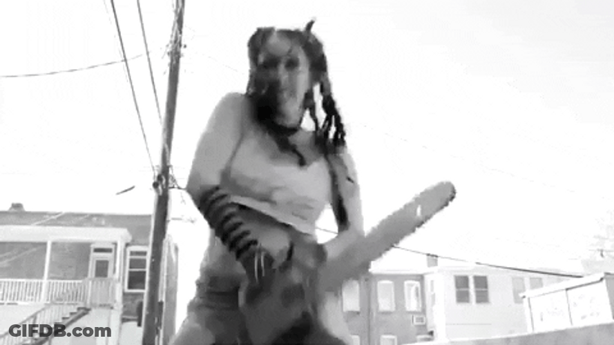 Chainsaw Woman Babe Zombies GIF