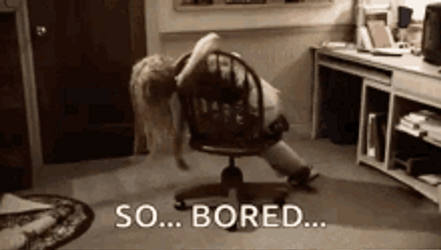 Chair Spin So Bored GIF