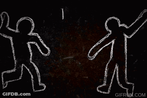 Chalk Drawings Down With A New Habit GIF
