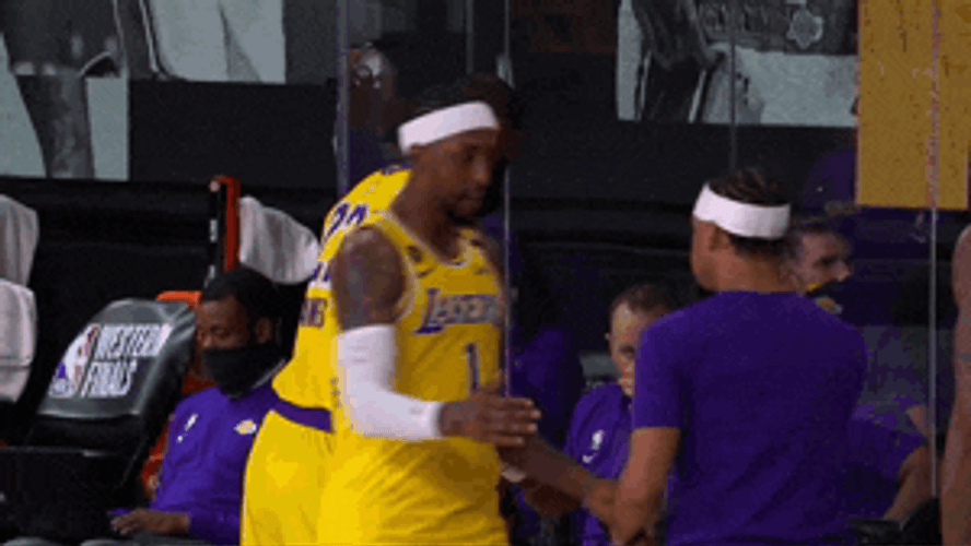 Chalk Toss Of Lebron James GIF