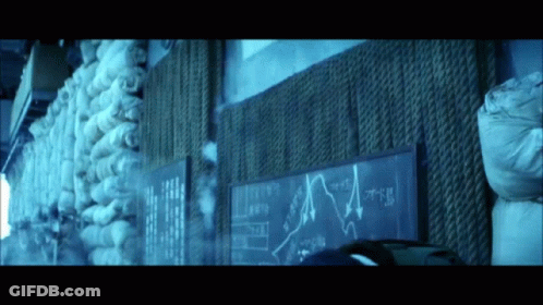 Chalkboard With Arrows And Word A GIF