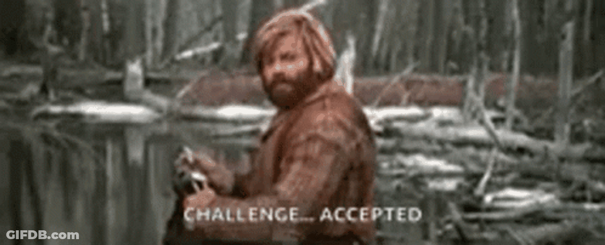 Challenge Accepted Zooming In GIF