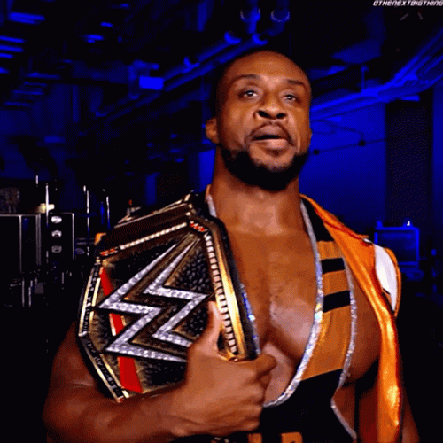 Champ Is Here Big E Wrestler GIF