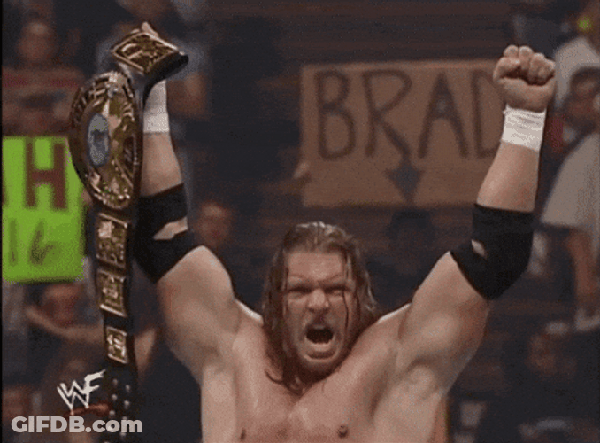 Champ Is Here Paul Triple H Levesque GIF