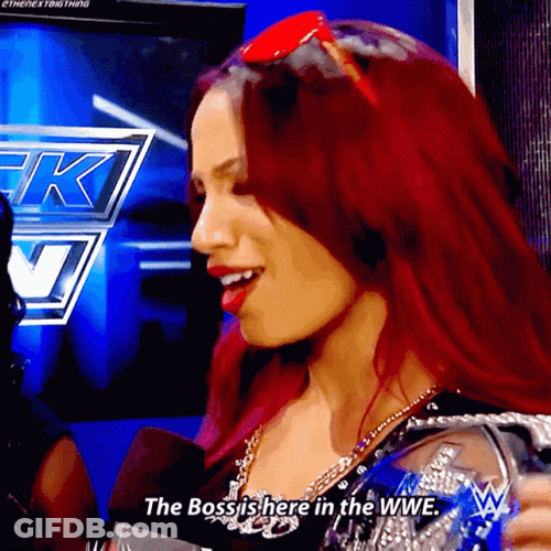 Champ Is Here Sasha Banks GIF