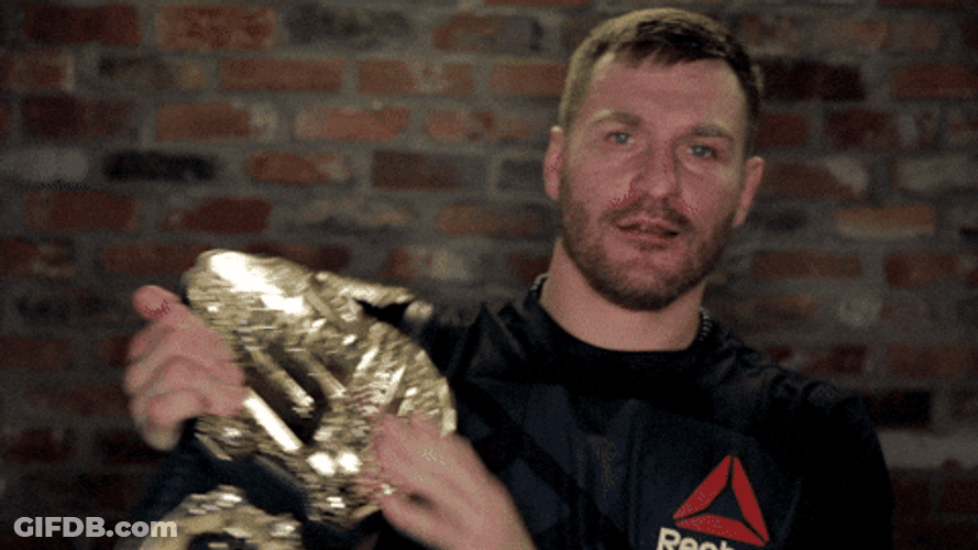 Champ Is Here Stipe Miocic GIF