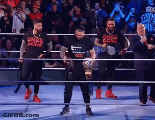 Champ Is Here The Bloodline WWE GIF