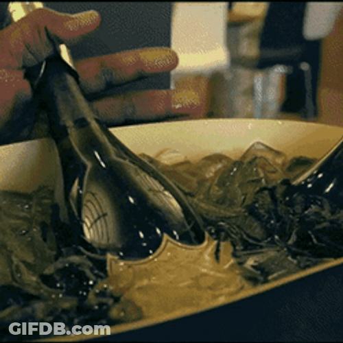 Champagne Popping Amazing Scene GIF