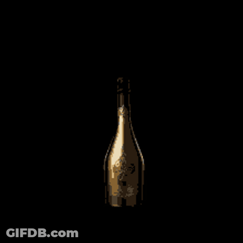 Champagne Popping Massive Shoot GIF
