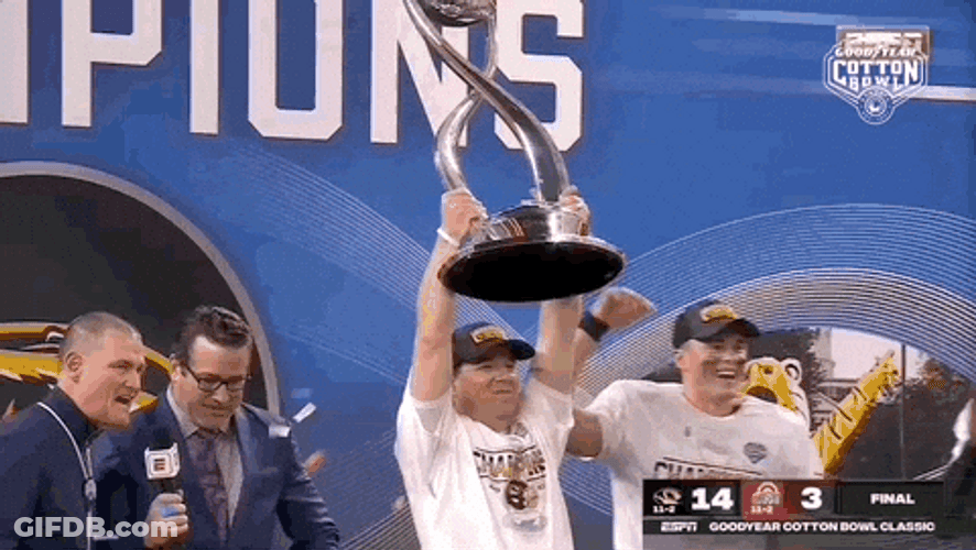 Champion Mizzou Award Trophy GIF