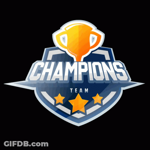 Champion Shining Logo GIF