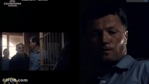 Champions League Advertisement On Screen GIF