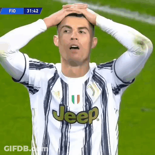 Champions League Game On TV Screen GIF