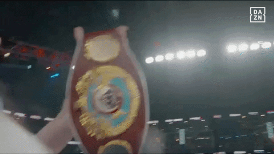 Championship Belt Mexican Wrestler Carnelo Alvarez GIF