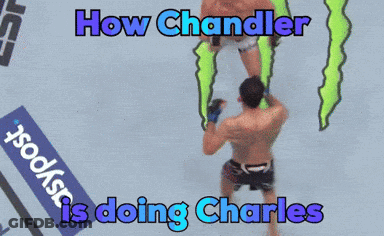 Chandler And Charles Boxing Match GIF