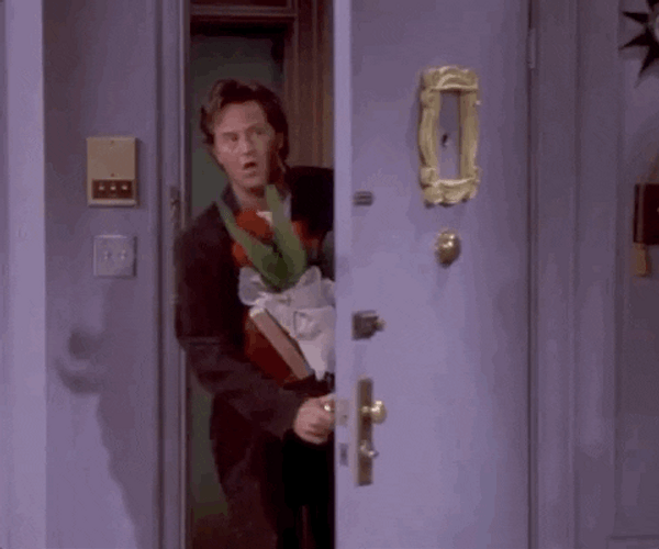 Chandler Bing Happy Valentines Day GIF