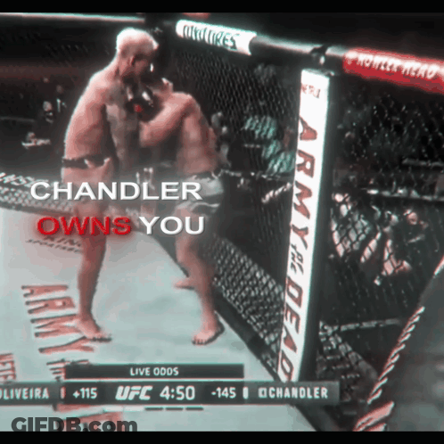 Chandler Vs Oliveira UFC Fight GIF