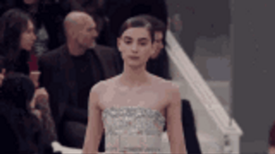 Chanel Fashion Show Runway Luxury Dress GIF