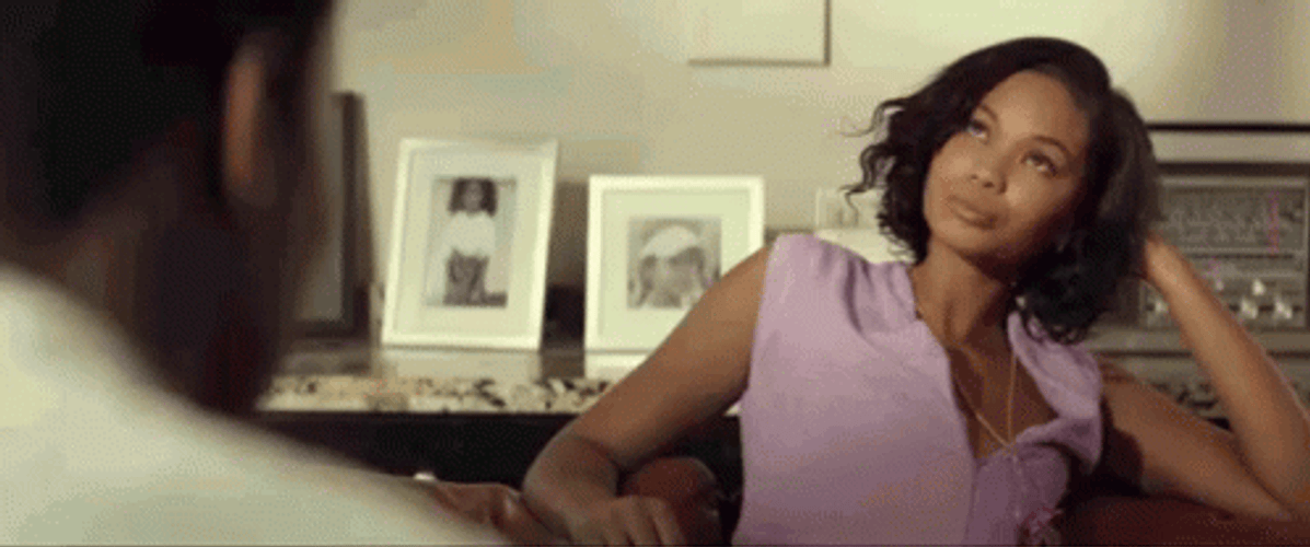 Chanel Iman Laugh Smirk GIF