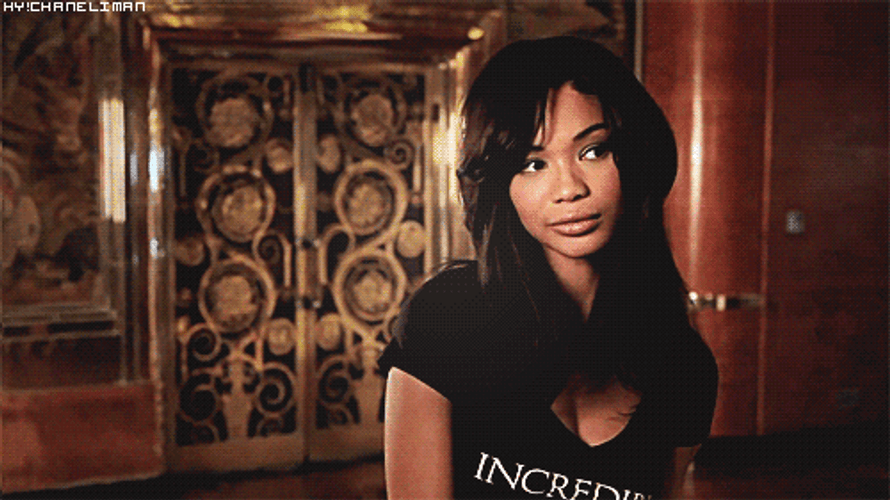 Chanel Iman Side Eye Fake Smile GIF
